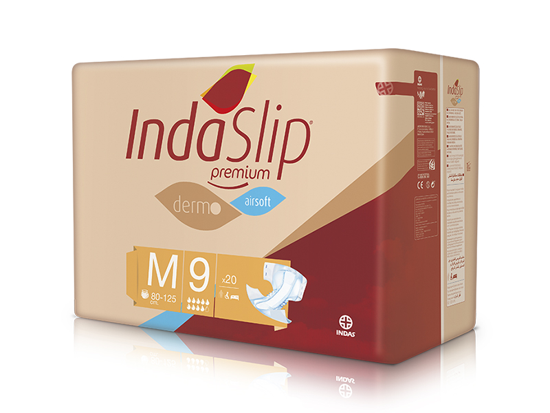 INDAS - Fralda de Adulto - Indaslip Premium Air Soft M9 (20un)