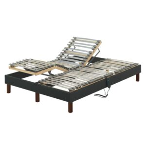 Cama (casal) articulada estrado duplo, 1900 x 1800mm com revestimento lateral classe A - ARTIK